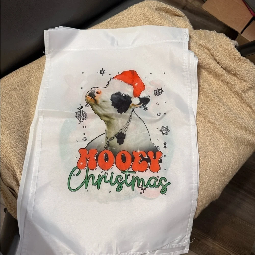 Hand Pressed BN Holiday Flag!